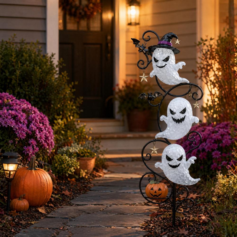 Outdoor Lighting Yard Decoration - โคมไฟ LED กันน้ำสำหรับฮาโลวีน ตกแต่งสนามหญ้าและทางเดินกลางแจ้งสำหรับเทศกาลฮาโลวีน