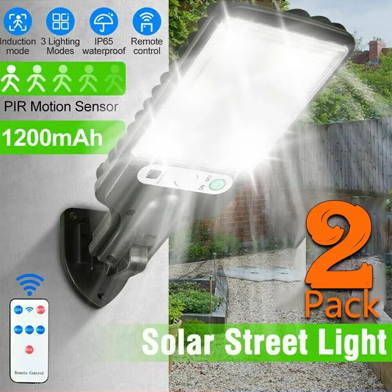 Outdoor Lighting Ground - ไฟสวนพลังงานแสงอาทิตย์กลางแจ้งพร้อมเซ็นเซอร์ตรวจจับความเคลื่อนไหวของร่างกายมนุษย์ 3 โหมด สำหรับระเบียง โรงรถ ลานบ้าน