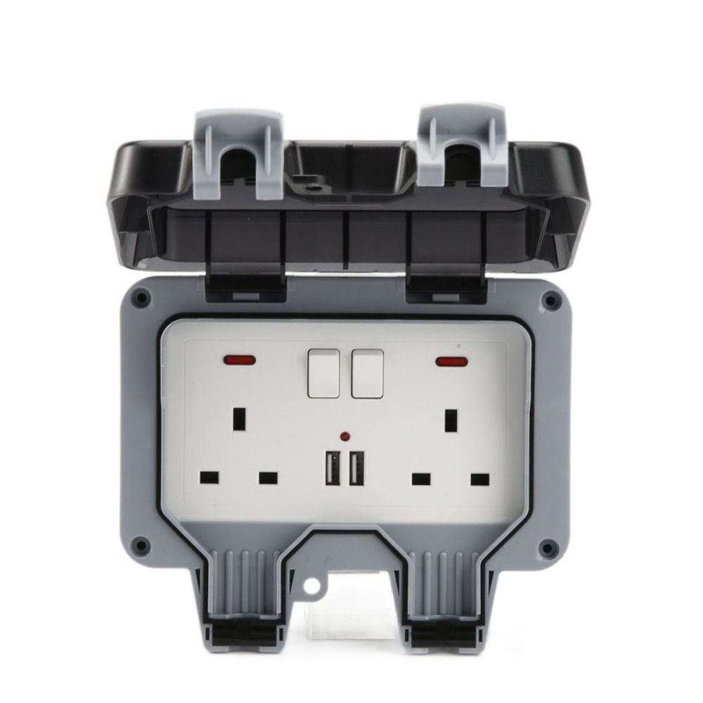 การออกแบบกันน้ำ ปลั๊กสวิตช์ติด - Outdoor Lighting Uk บทวิจารณ์และราคา