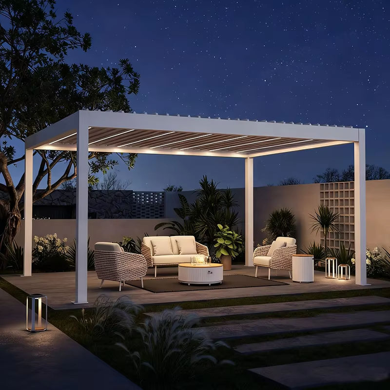ศาลาพักผ่อนกลางแจ้งกันสนิมอย่า - Outdoor Lighting Gazebo บทวิจารณ์และราคา