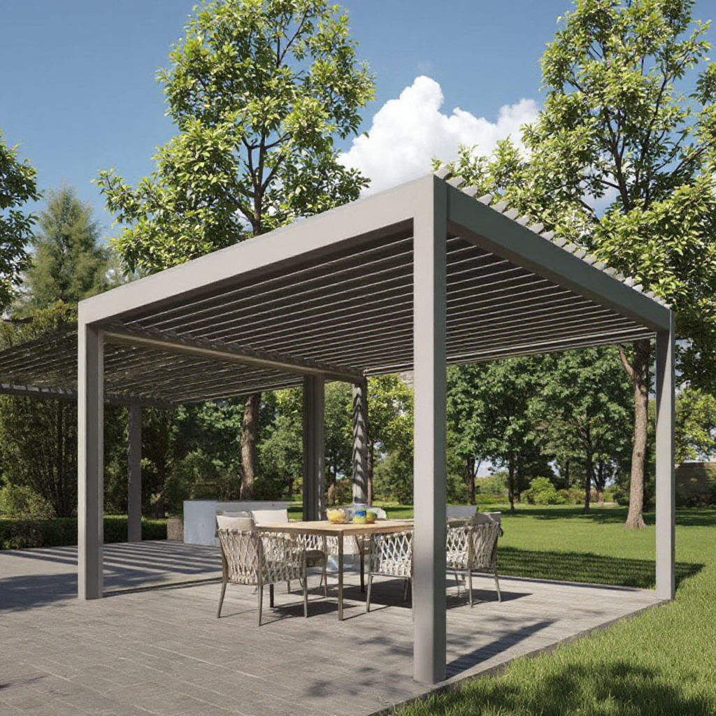 ศาลาพักผ่อนกลางแจ้งกันสนิมอย่า - Outdoor Lighting Gazebo บทวิจารณ์และราคา