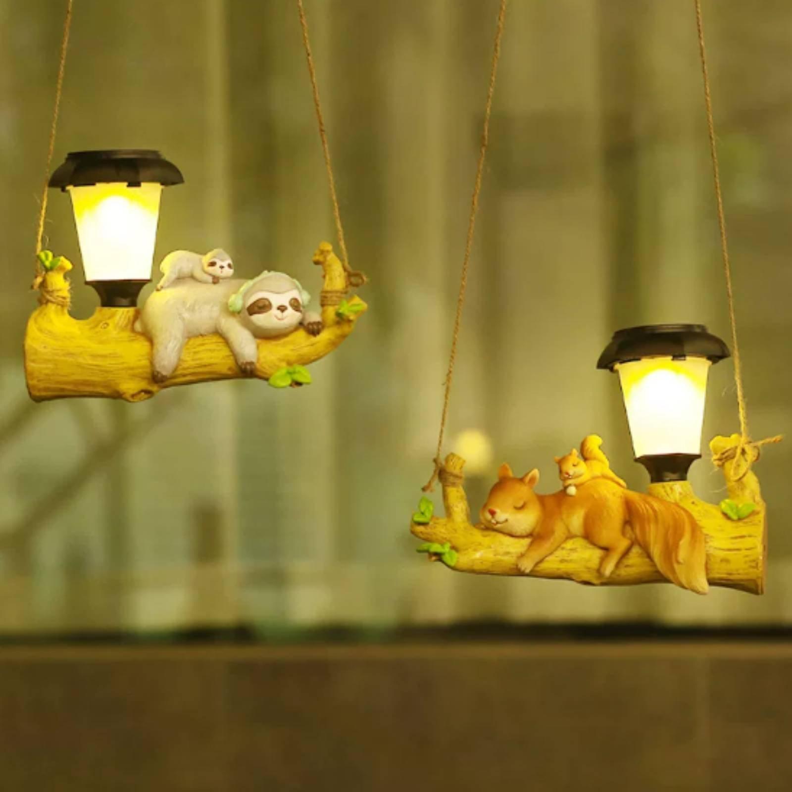 โคมไฟแขวนกลางแจ้งพลังงานแสงอาท - Outdoor Lighting Yard Decoration บทวิจารณ์และราคา
