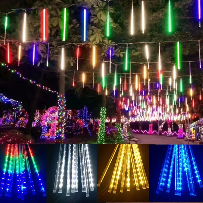 30 ซม./50 ซม.ฝนดาวตกกันน้ํา 8  - Outdoor Lighting Uk บทวิจารณ์และราคา