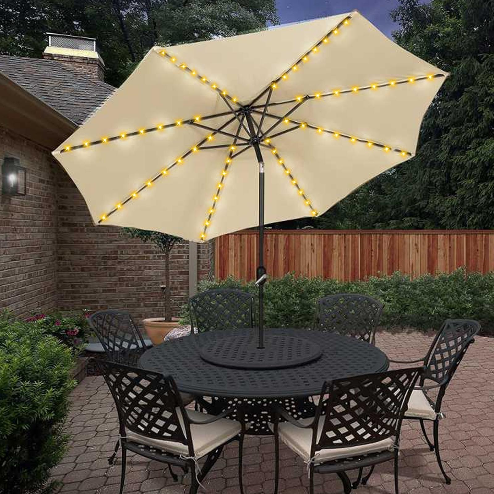 ไฟประดับร่มโซลาร์เซลล์ 104 LED - Outdoor Lighting Gazebo บทวิจารณ์และราคา