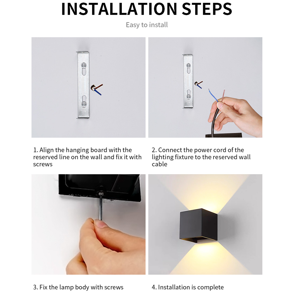 LED โคมไฟติดผนังโมเดิร์น AC110 - Outdoor Lighting Zigbee บทวิจารณ์และราคา