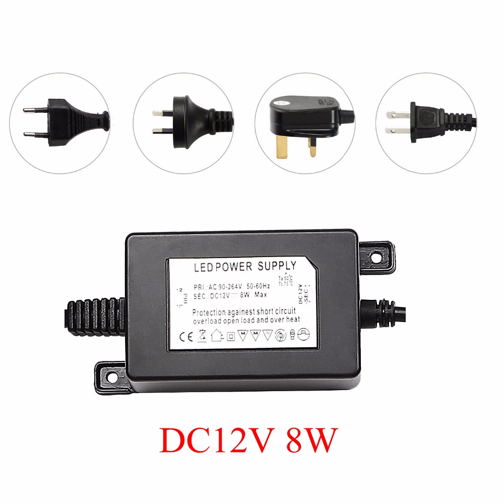 IP67 กันน้ำ DC12V 8W หม้อแปลงไ - Outdoor Lighting Uk บทวิจารณ์และราคา