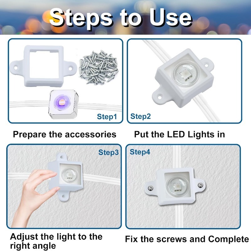 คลิปหนีบไฟกลางแจ้ง 36 ชิ้นพร้อ - Outdoor Lighting Govee บทวิจารณ์และราคา