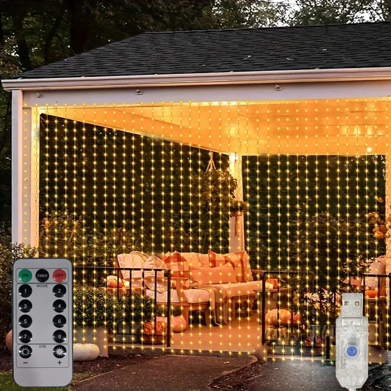 LED Garland Fairy Light Garden - Outdoor Lighting On House บทวิจารณ์และราคา