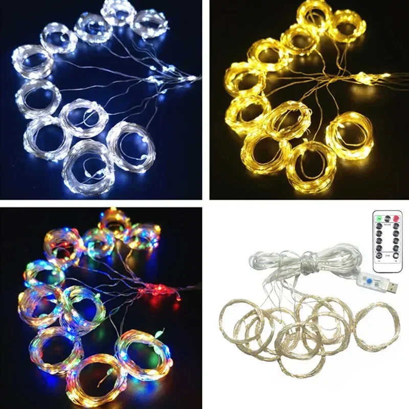 LED Garland Fairy Light Garden - Outdoor Lighting On House บทวิจารณ์และราคา