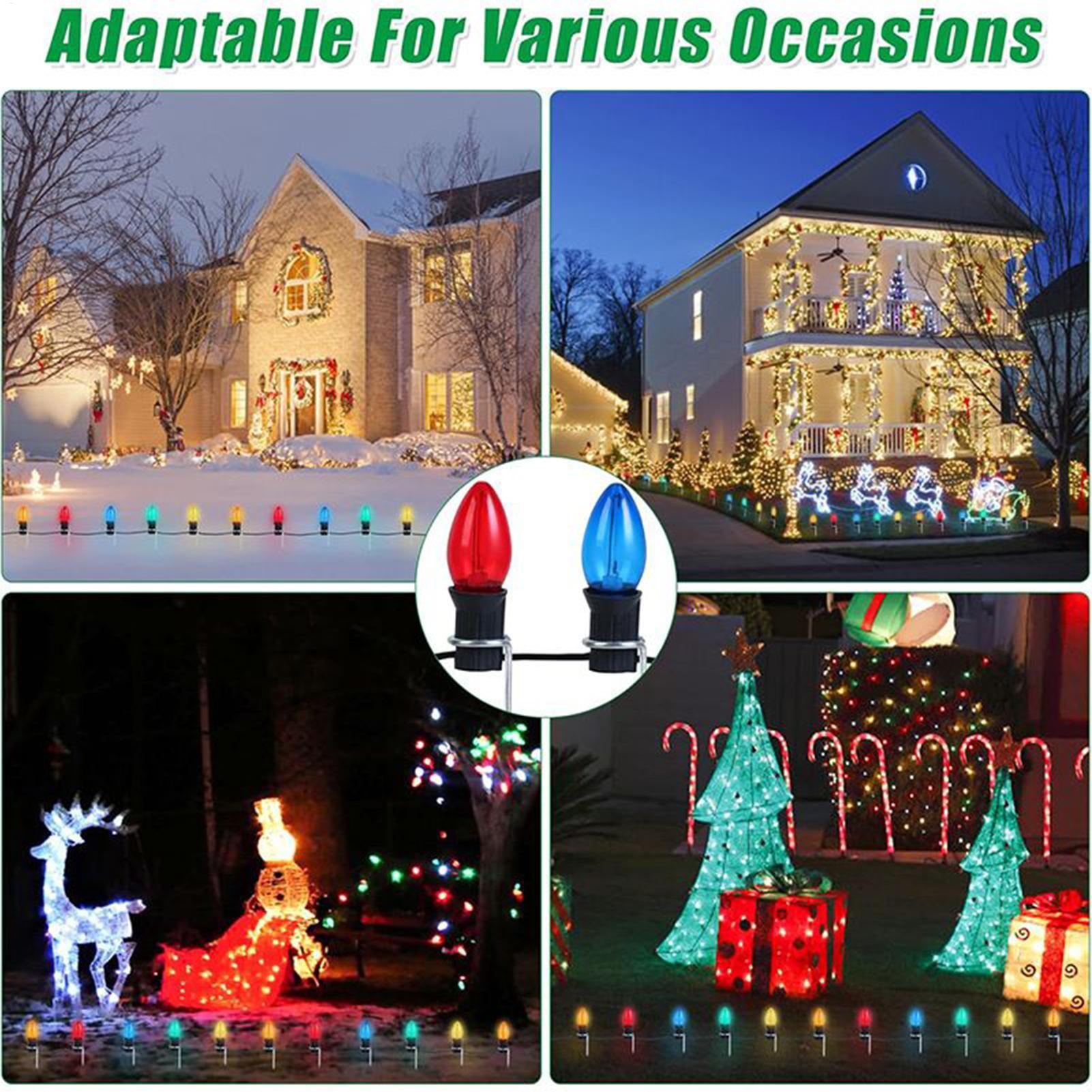 เสาไฟคริสต์มาสขนาด 12 นิ้ว สำห - Outdoor Lighting Ground บทวิจารณ์และราคา