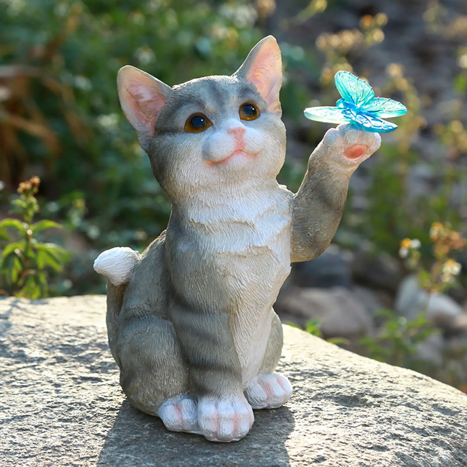 กลางแจ้งแมวประติมากรรมFigurine - Outdoor Lighting Gazebo บทวิจารณ์และราคา
