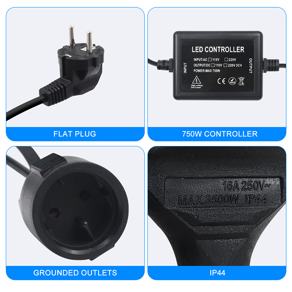 AC 110V 220V 240V LED Controll - Outdoor Lighting Uk บทวิจารณ์และราคา