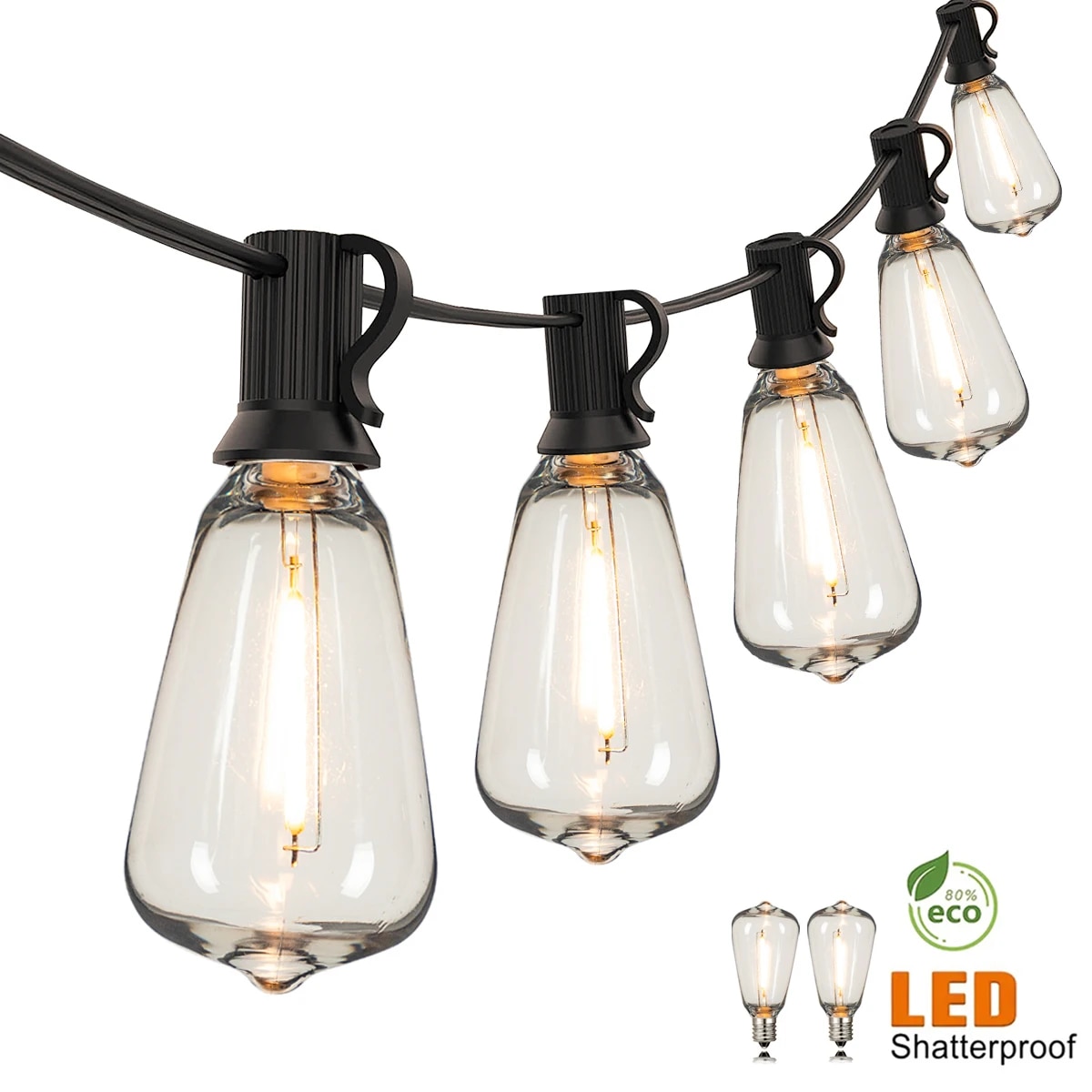 ไฟประดับสายยาว 110V ปลั๊กแบบ U - Outdoor Lighting Strip บทวิจารณ์และราคา